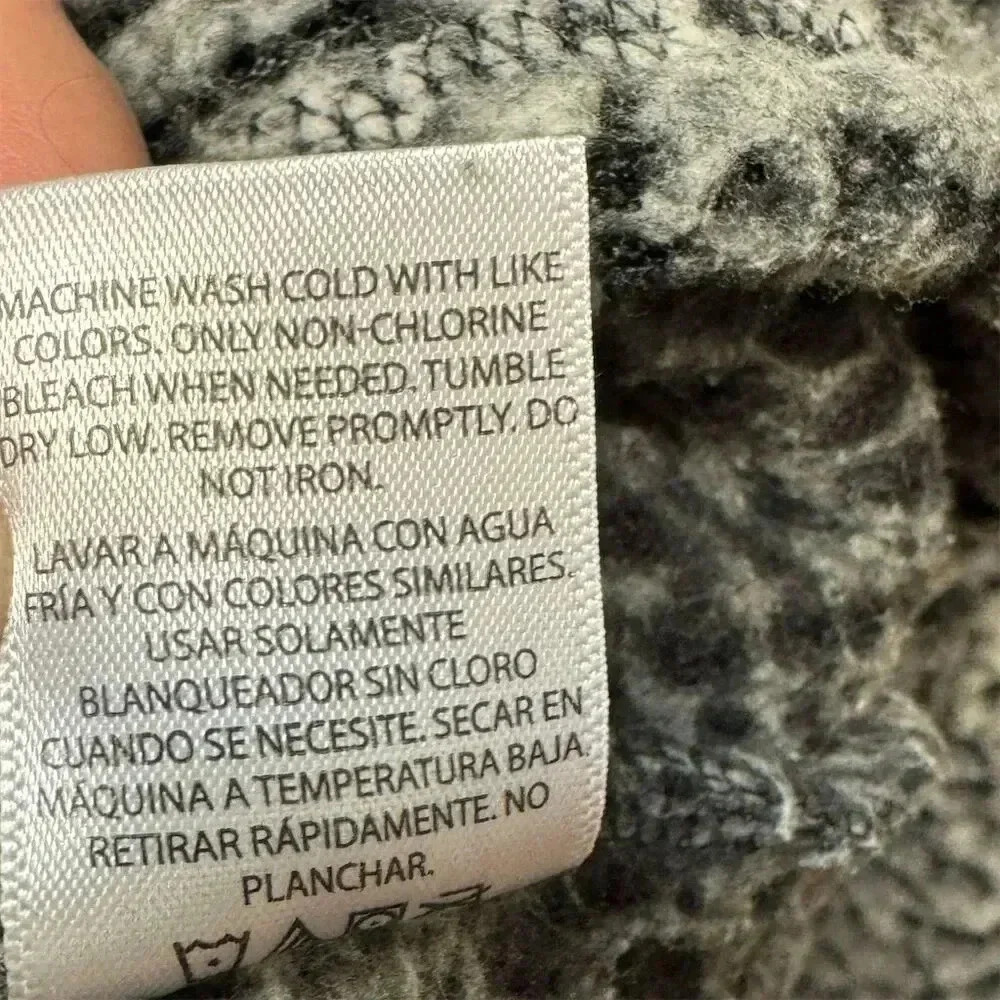 Wonder Nation Boys XL Gray Sherpa Pullover Hoodie Long Sleeve - Picture 5 of 6